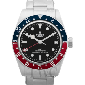 Heritage Black Bay Pepsi Blue and Red Bezel Stainless Steel Automatic Black Dial Men's Watch