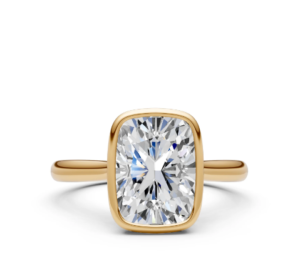 Lab Diamonds Canada Guide for Bezel Set Engagement Rings