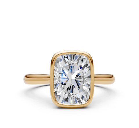 Lab Diamonds Canada Guide for Bezel Set Engagement Rings