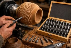 What to Know About Woodturning Texturing and Its Tools