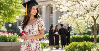Floral Pattern Dress Guide: What to Wear for Graduation Ceremony?